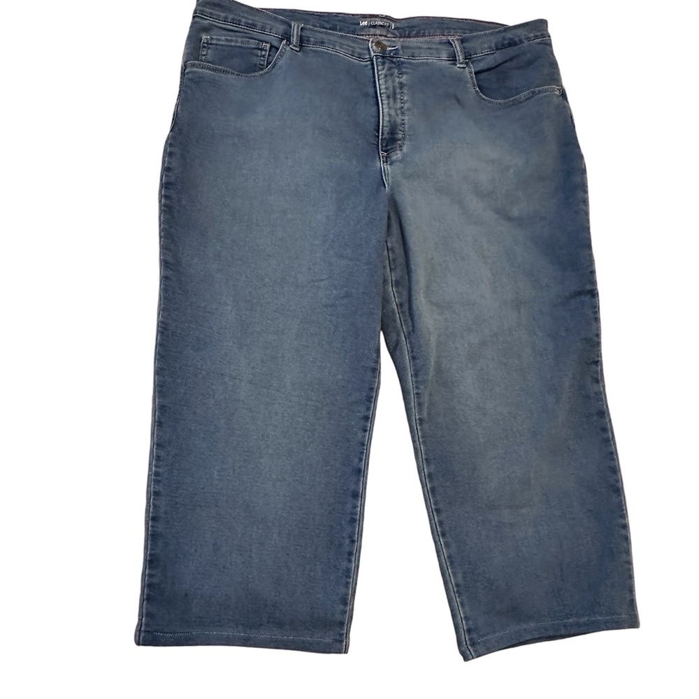 Lee Classic Fit Stretch Crop Jeans Size 18W
